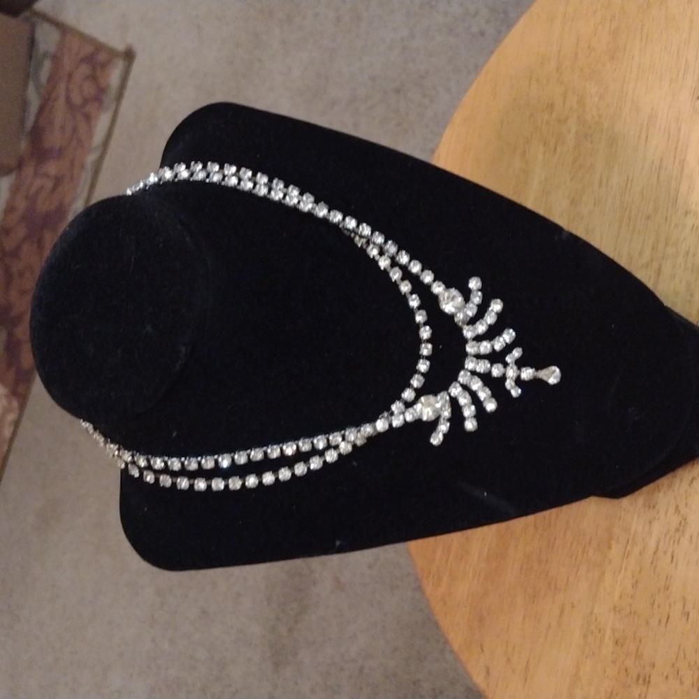 Jewelry -Set of two rhinestone necklaces